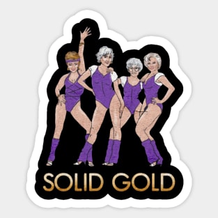 Solid Gold squad goal Sticker